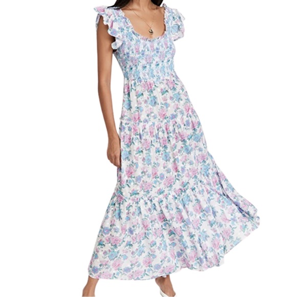 LoveShackFancy Floral "Chessie" Dress - Picture 2 of 4